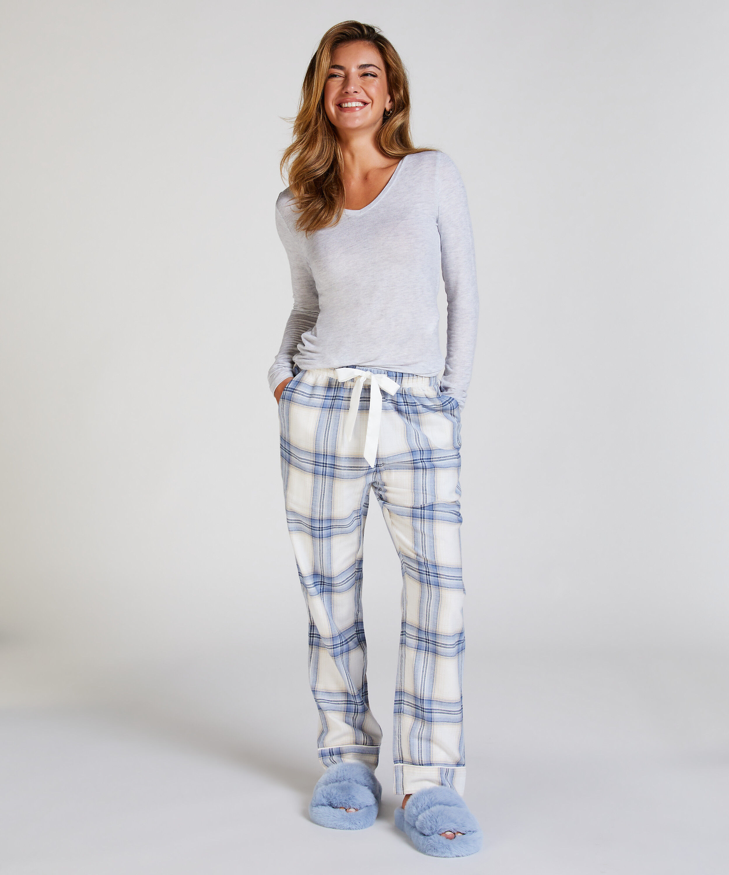 Pyjamahose aus Flanell