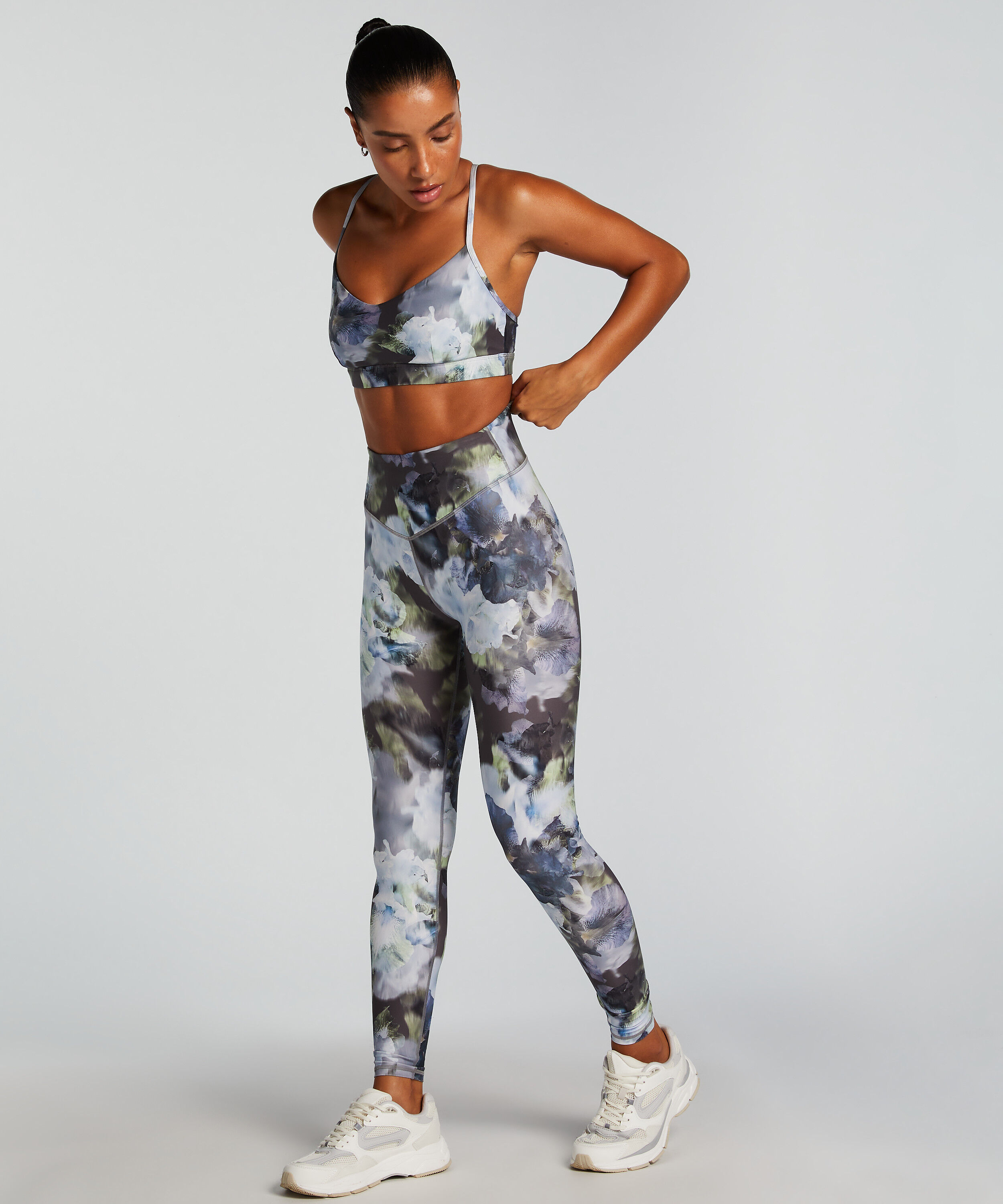 HKMX Leggings mit hoher Taille, Grau