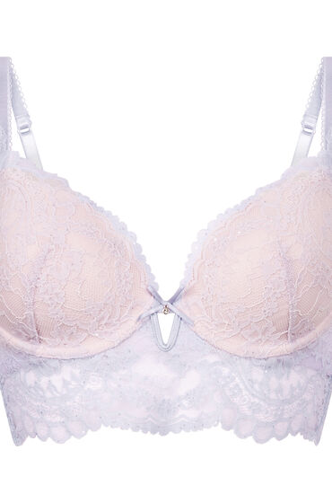 Thumbnail - Hunkemöller Vorgeformter Longline-Bügel-BH Isadora Lila