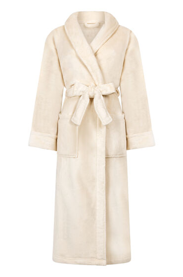 Thumbnail - Hunkemöller Weicher Fleece-Bademantel Weiß