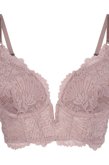 Thumbnail - Hunkemöller Gepolsterter Longline-Bügel-BH Essie Lila