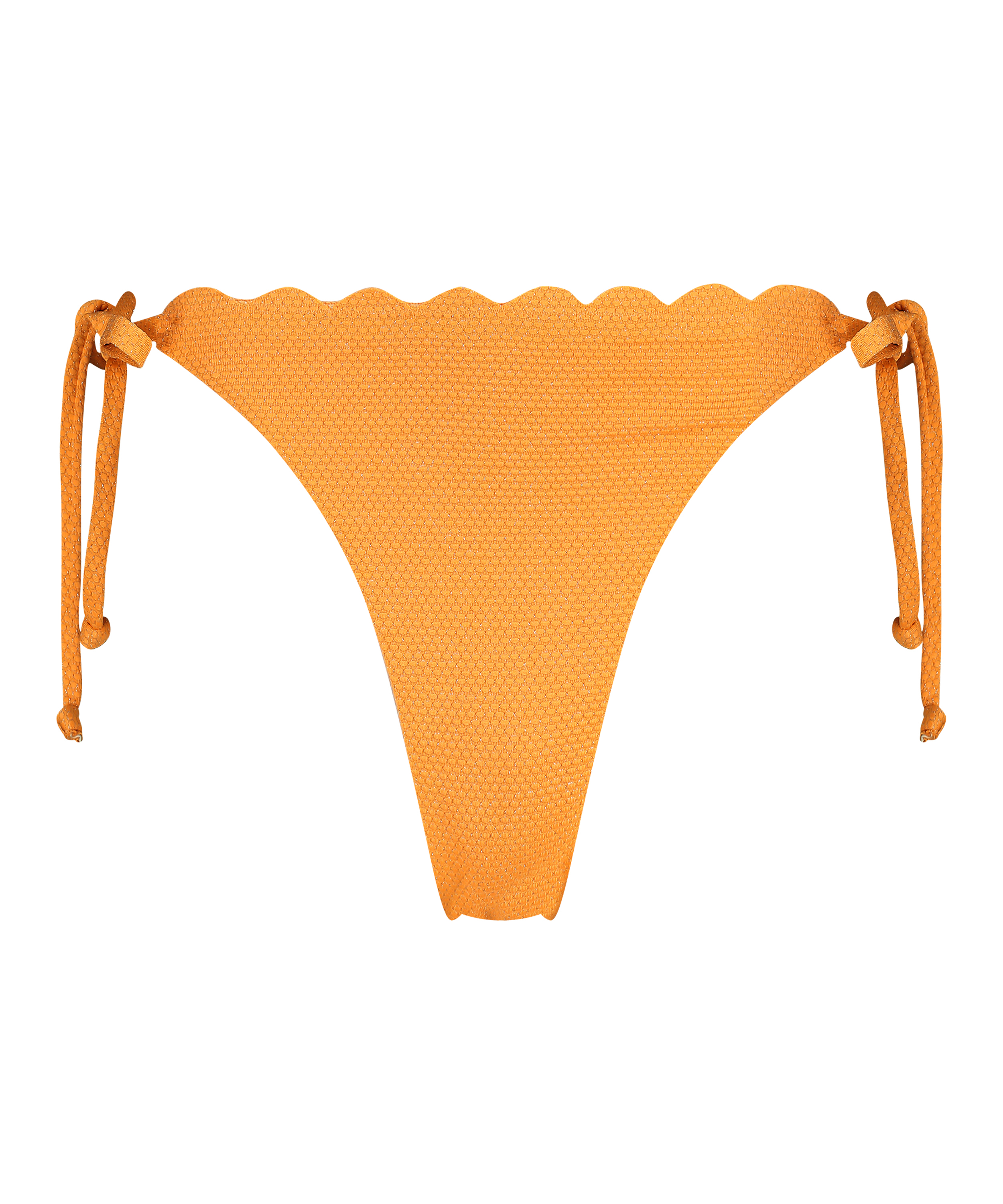 Bikinihose Scallop Lurex, Orange, main