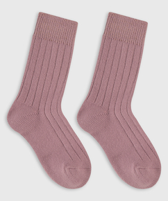 1 Paar Socken, Lila