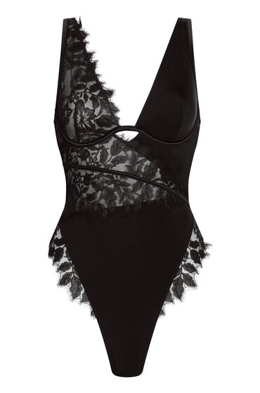 Thumbnail - Hunkemöller Malou Body mit Bügel Schwarz