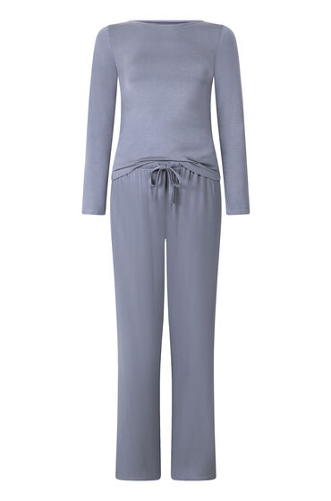Thumbnail - Hunkemöller Pyjama-Set Blau