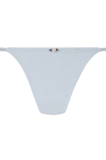 Thumbnail - Hunkemöller Pointelle String Blau