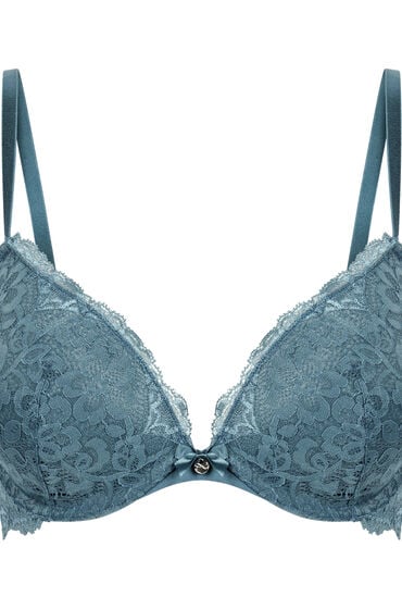 Thumbnail - Hunkemöller Vorgeformter Push-up-Bügel-BH Marine Blau