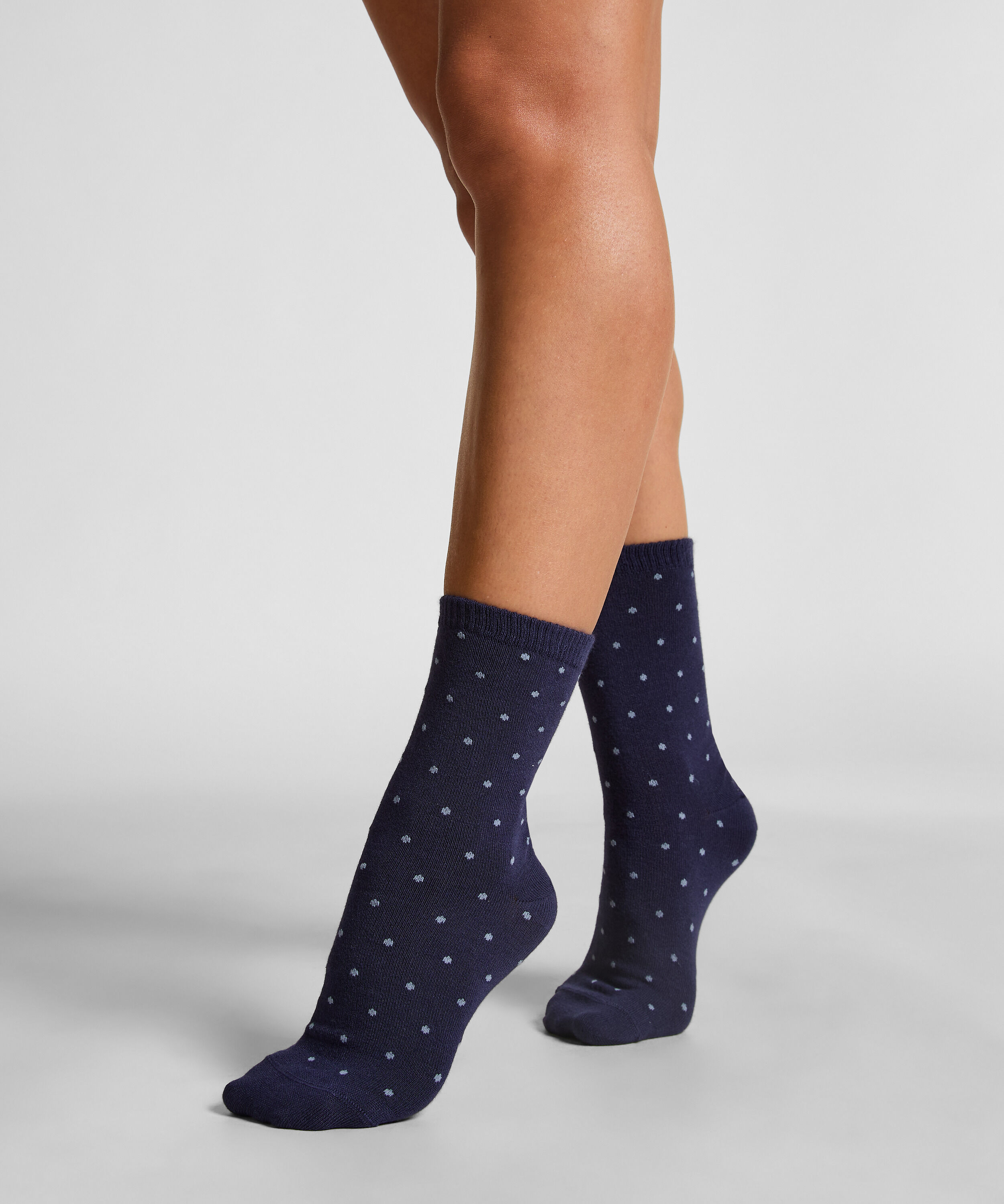 Crew-Socken aus Modal, Blau