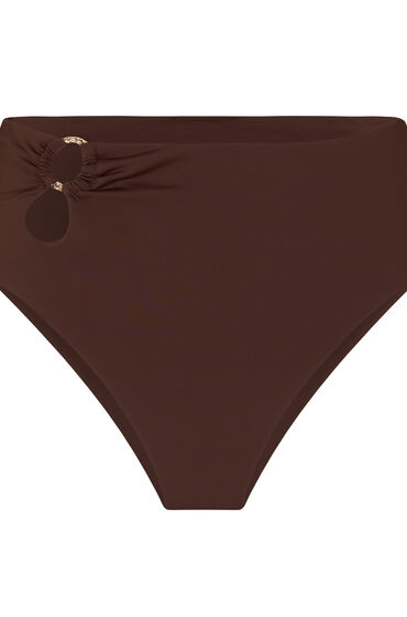 Thumbnail - Hunkemöller Hoch geschnittener Bikinihose Madrid Braun