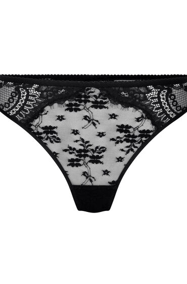 Thumbnail - Hunkemöller String mit hohem Bein Lou Schwarz