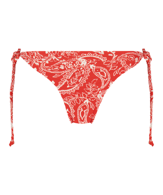 Brazilian tanga Bikini-Slip Paisley, Rot