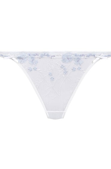 Thumbnail - Hunkemöller Peonie String mit hohem Beinausschnitt Weiß