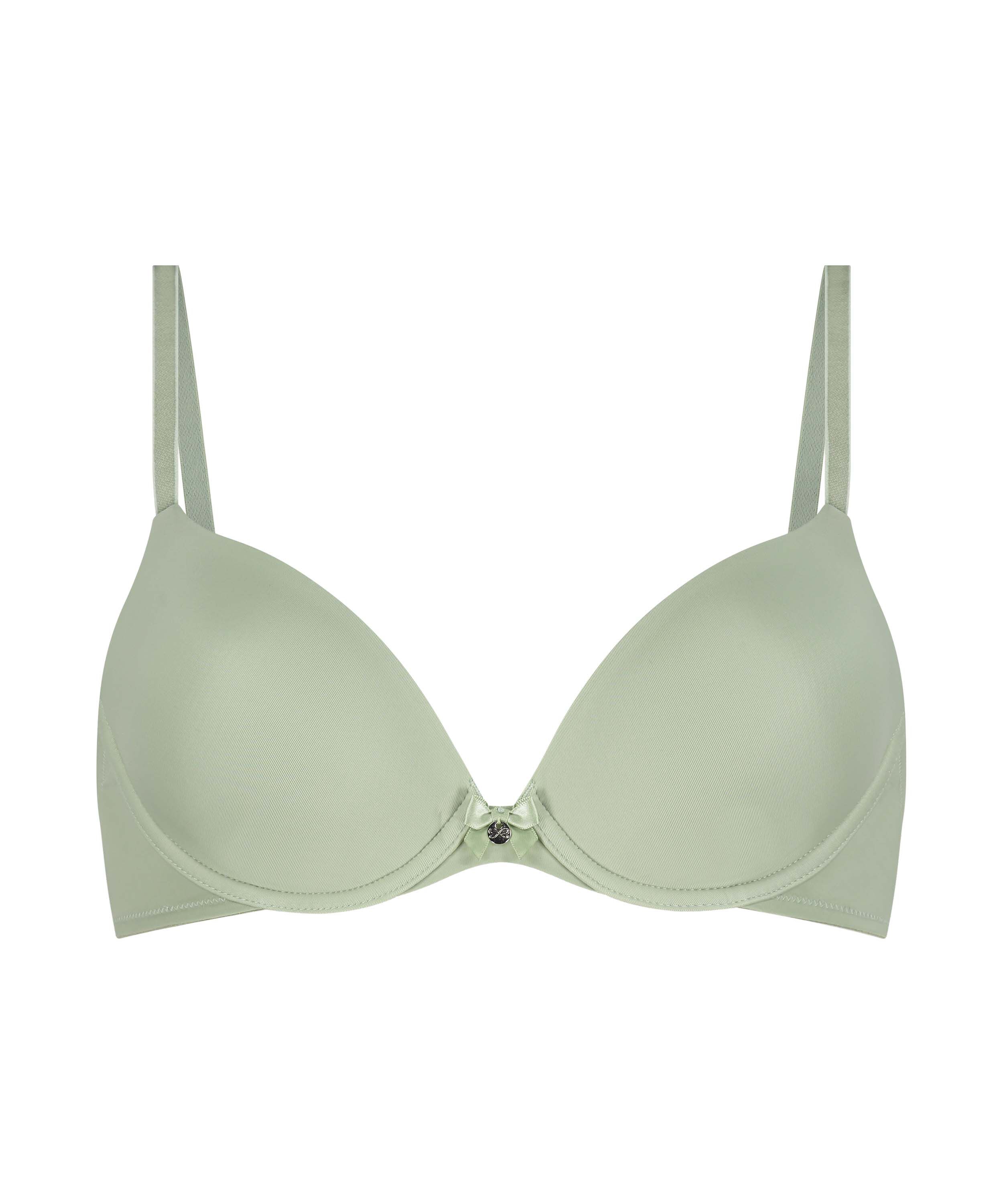 Hunkemöller Vorgeformter Bügel-BH Plunge In Weiß – Mit Verstellbaren Trägern, 3×2 Haken, Auch In Großen Körbchen