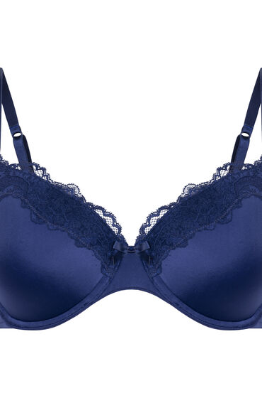Thumbnail - Hunkemöller Vorgeformter Bügel-BH Lace & Shine Blau