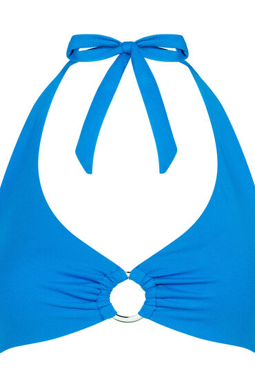 Thumbnail - Hunkemöller Crop Top Porto Blau