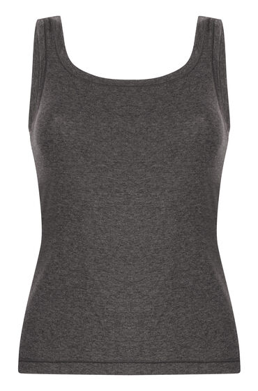 Thumbnail - Hunkemöller Singlet-Tanktop aus weicher Baumwolle Grau