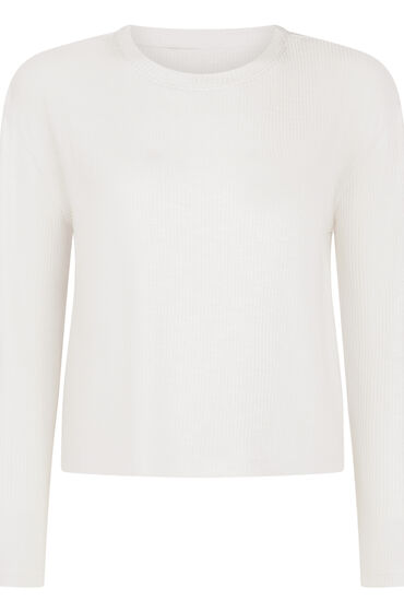 Thumbnail - Hunkemöller Langärmeliges Pyjamatop Beige