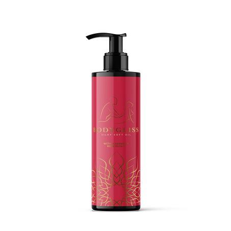 BodyGliss – Massageöl Rosenblätter 150 ml, Rot
