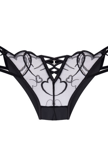 Thumbnail - Hunkemöller Olivia Brazilian mit hohem Beinausschnitt Schwarz