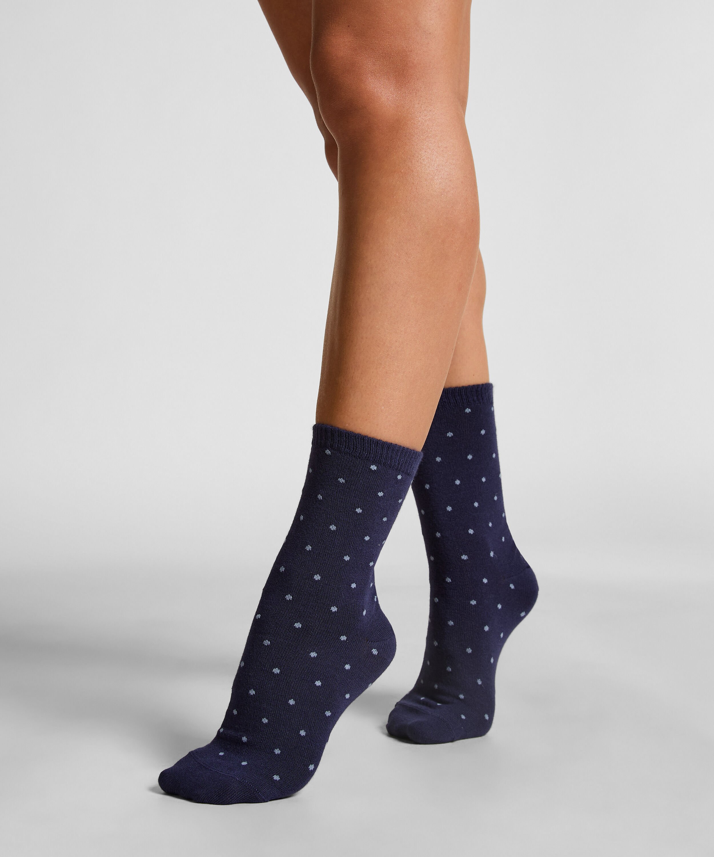 Crew-Socken aus Modal, Blau Crew-Socken aus Modal, Blau