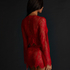Top Allover Lace, Rot