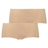 2-pack boxershorts Kim Cotton, Beige