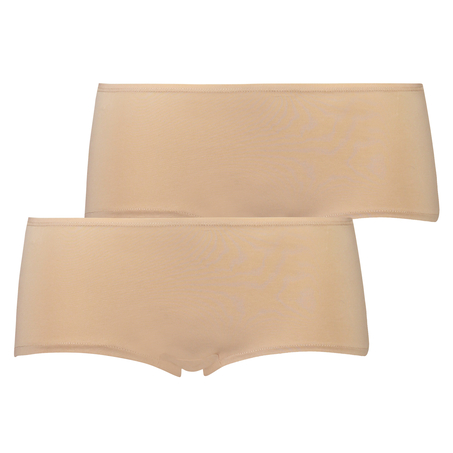 2-pack boxershorts Kim Cotton, Beige