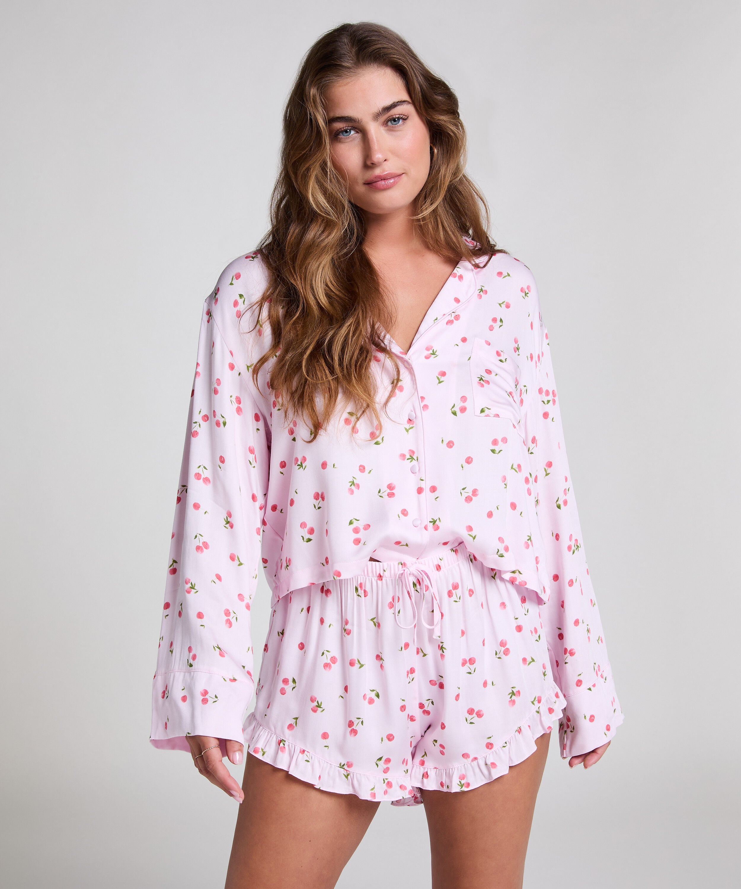 Pyjamashorts, Rosa Pyjamashorts, Rosa