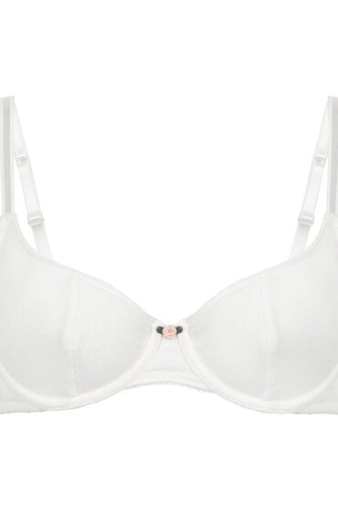 Thumbnail - Hunkemöller Pointelle Unwattierter Bügel-BH Weiß