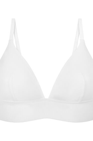 Thumbnail - Hunkemöller Baumwoll-Bralette Weiß
