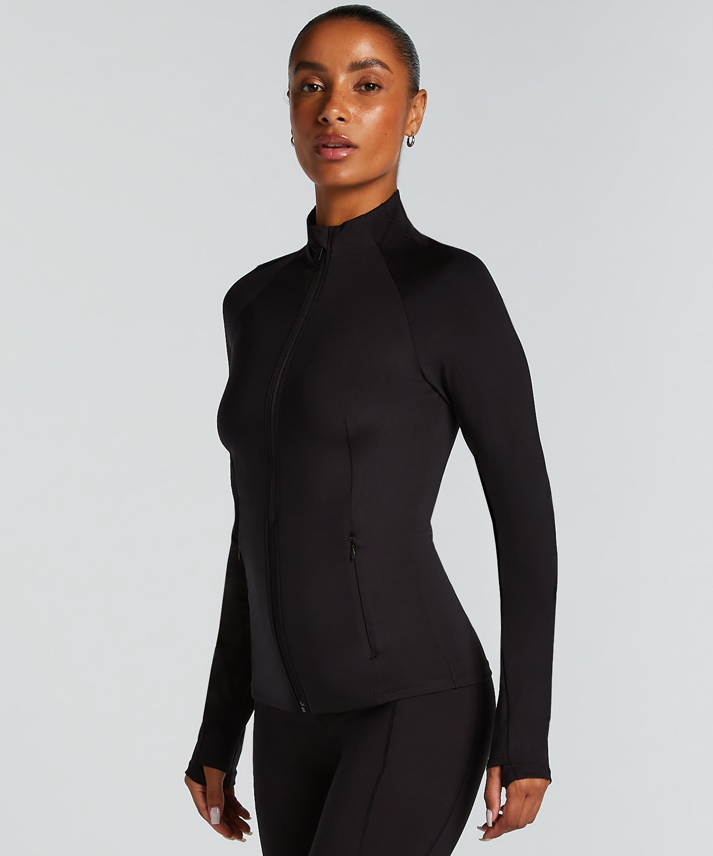 HKMX Sportjacke, Schwarz