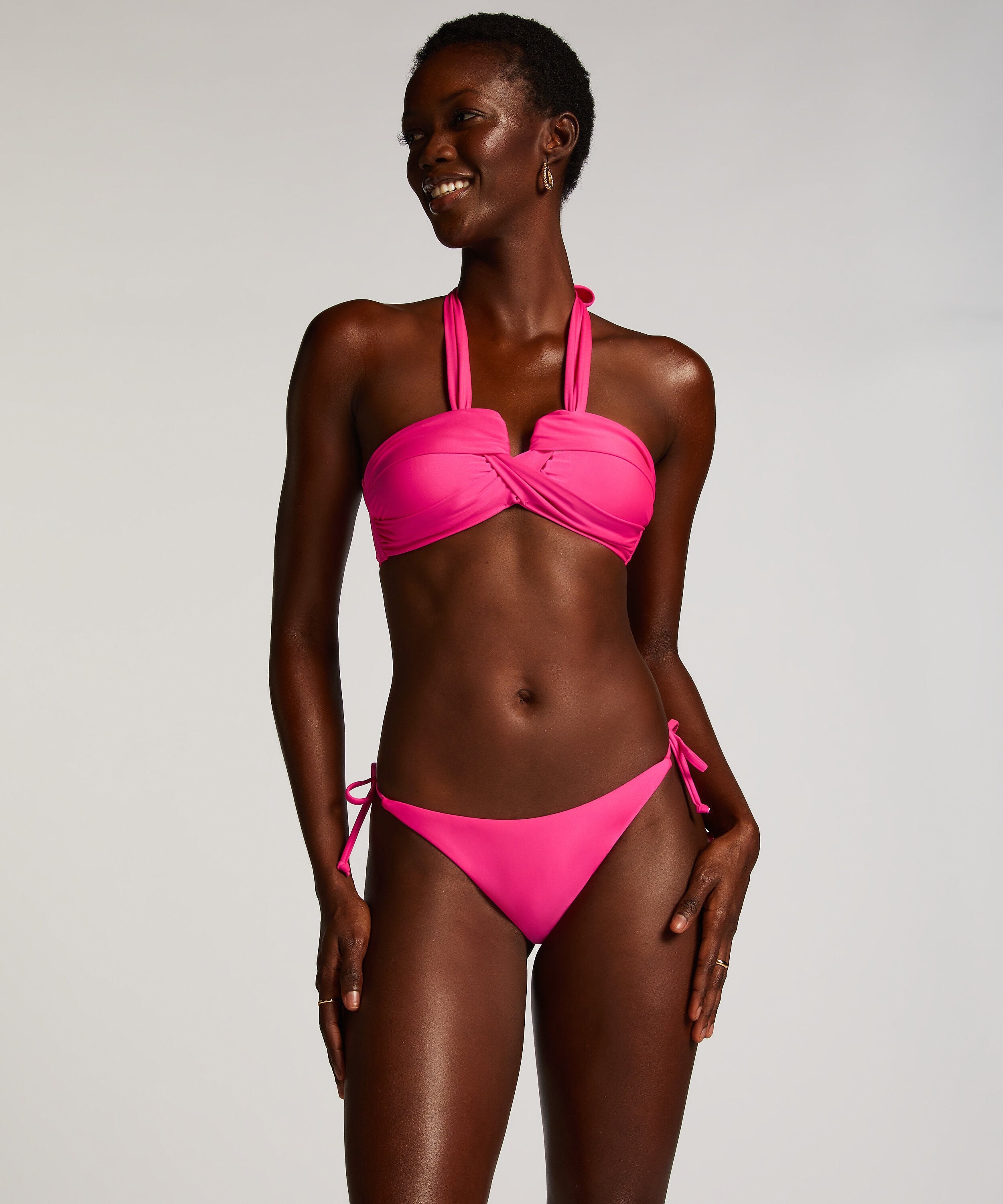Bikini Slip String Naples, Rosa