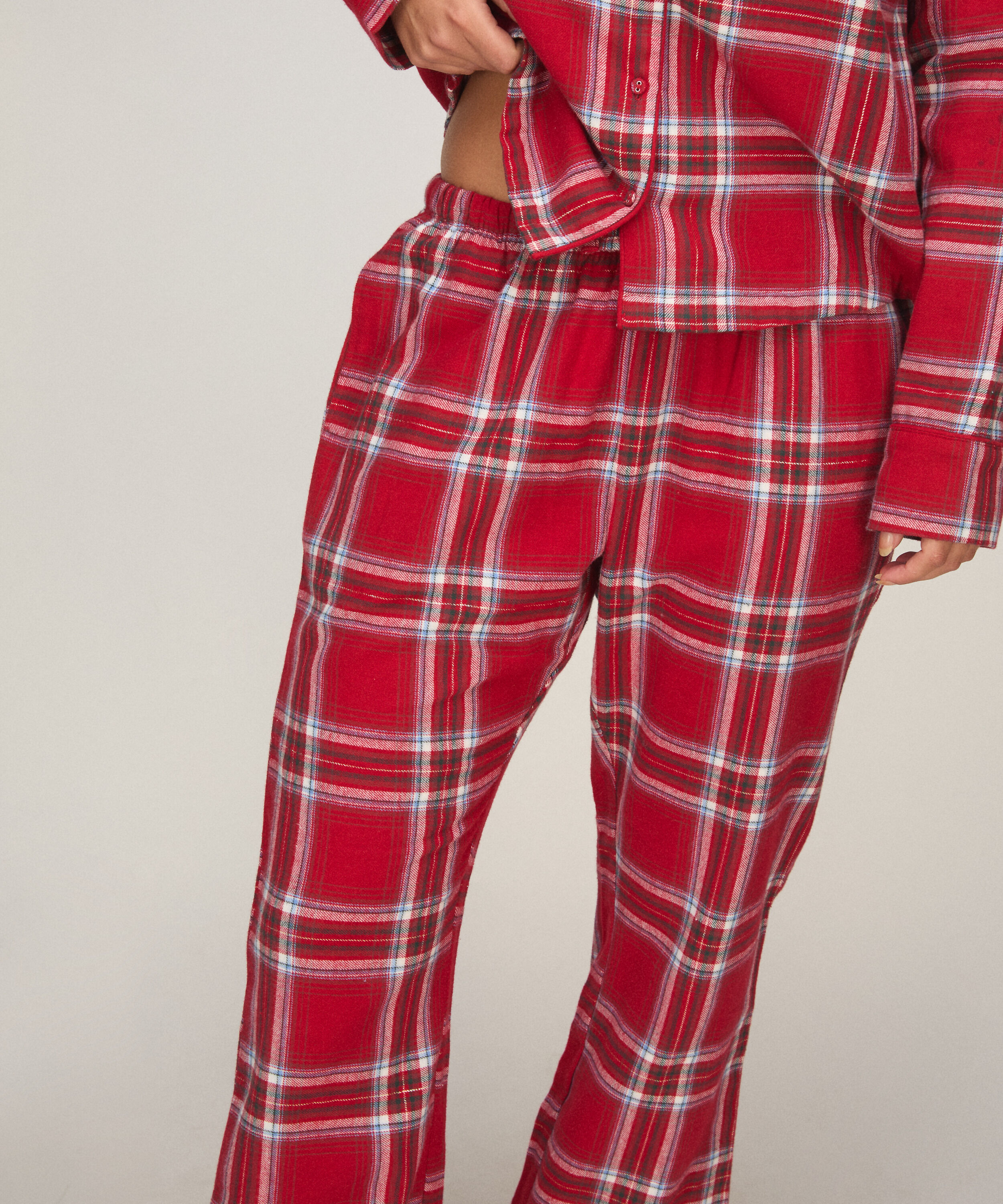 Pyjamahose aus Flanell