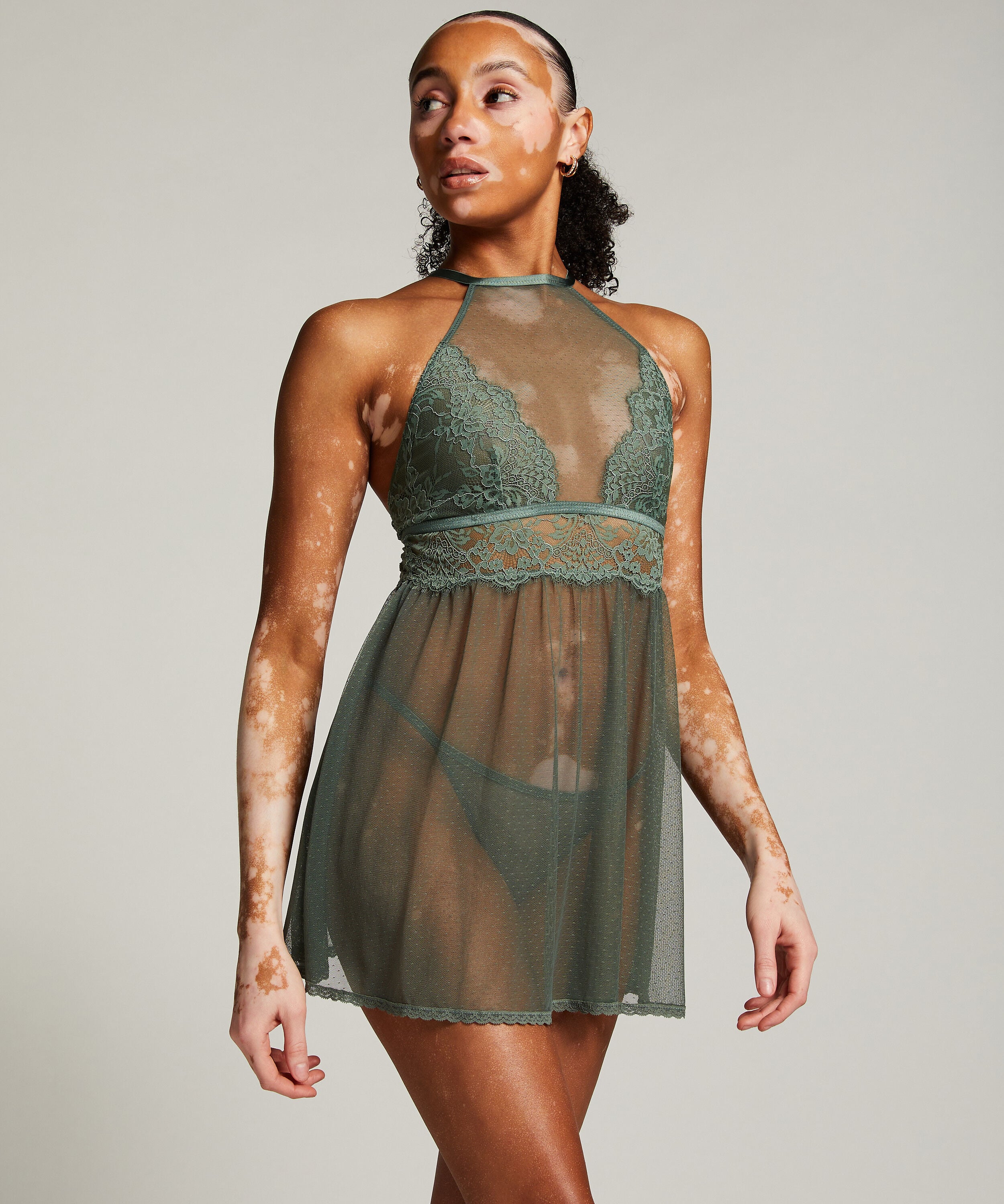 Babydoll Lace, Grün Babydoll Lace, Grün