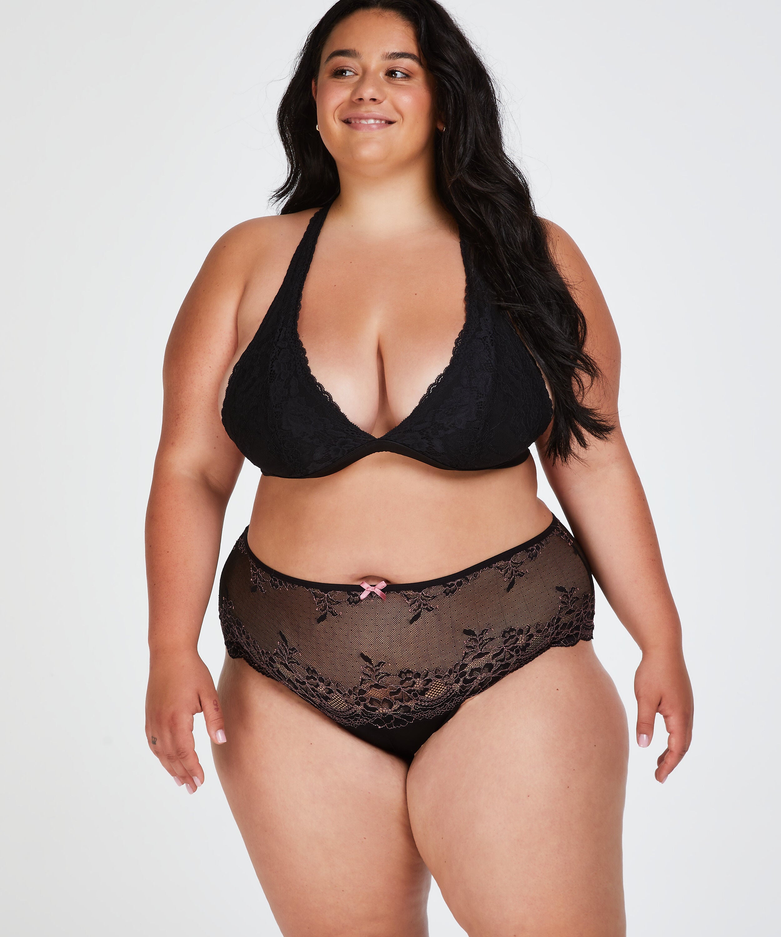 Boxerstring Doriane Curvy, Schwarz Boxerstring Doriane Curvy, Schwarz