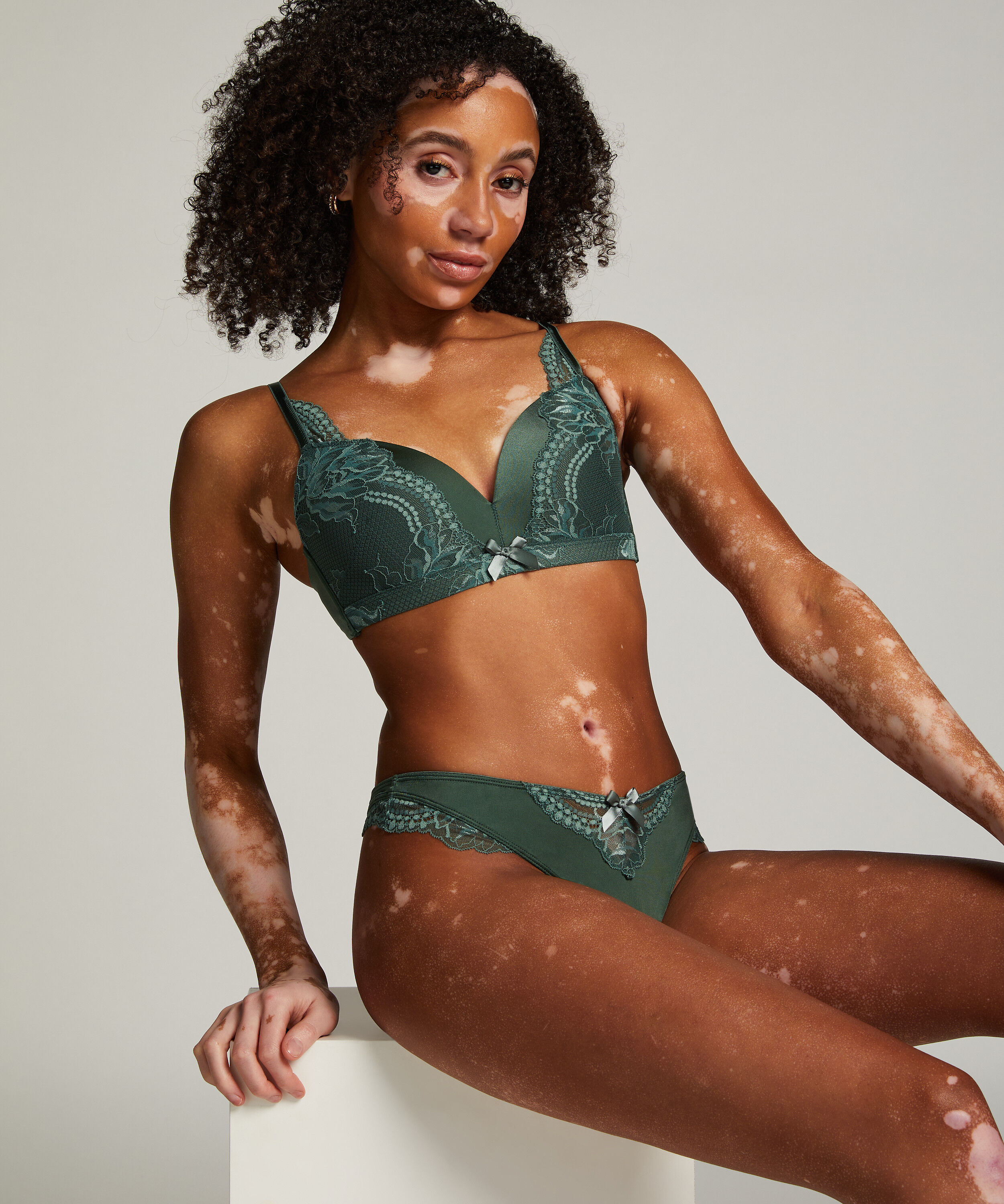 String Lycke, grün String Lycke, grün