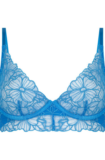 Thumbnail - Hunkemöller Unwattierter Longline-Bügel-BH Anya Blau