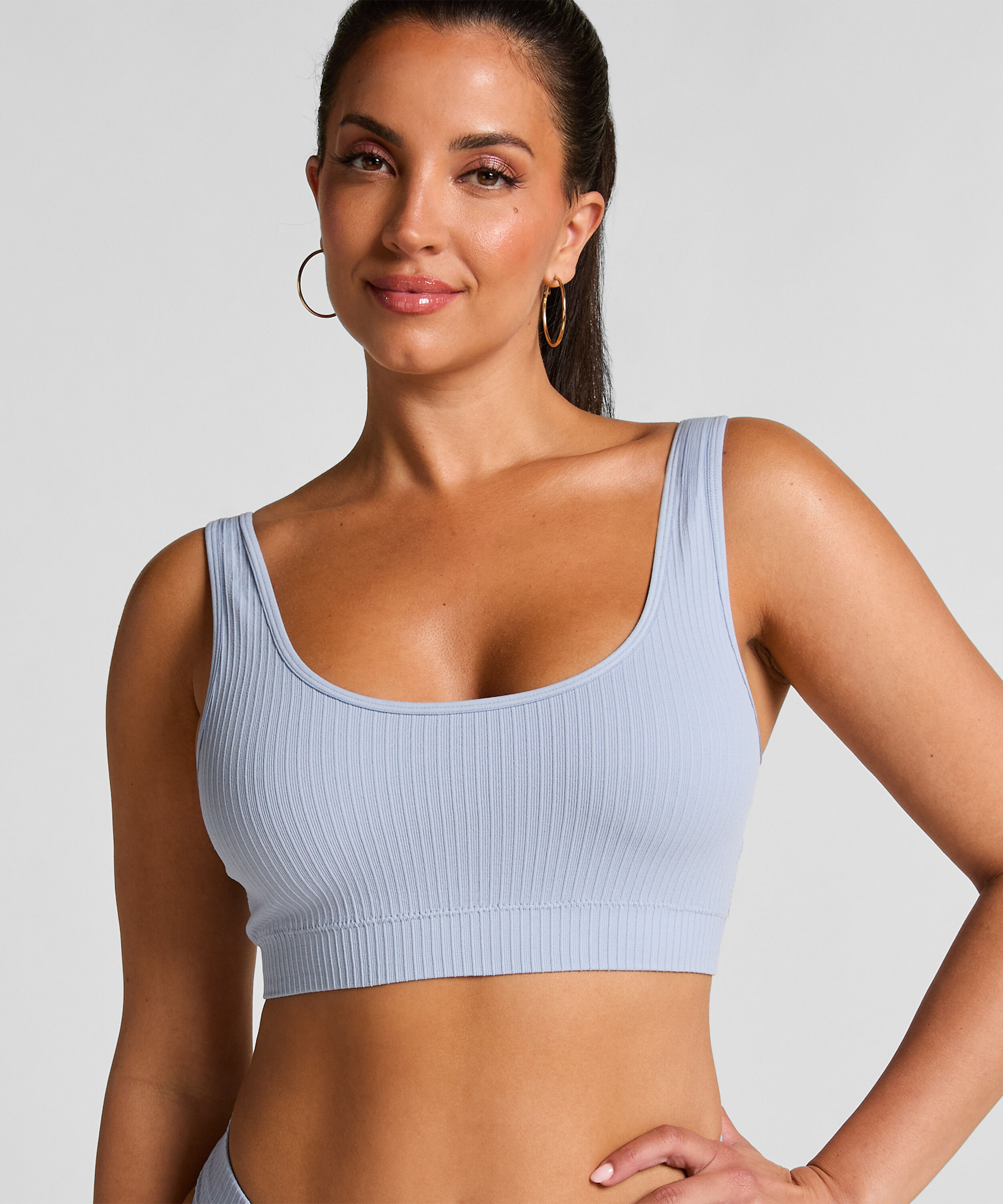 Bralette Scoop Dianne, Blau