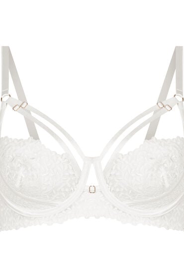 Thumbnail - Hunkemöller Kristina Longline-BH mit Bügel ohne Polsterung Schwarz