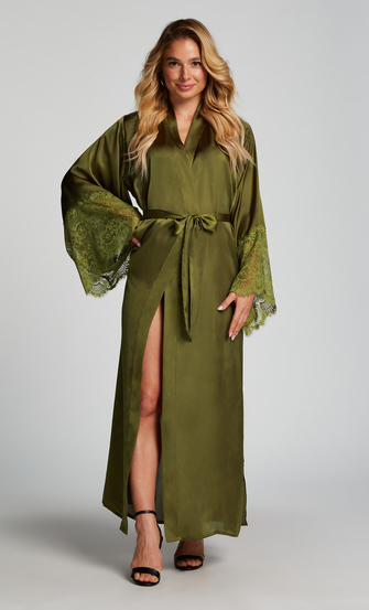 Kimono Satin, grün