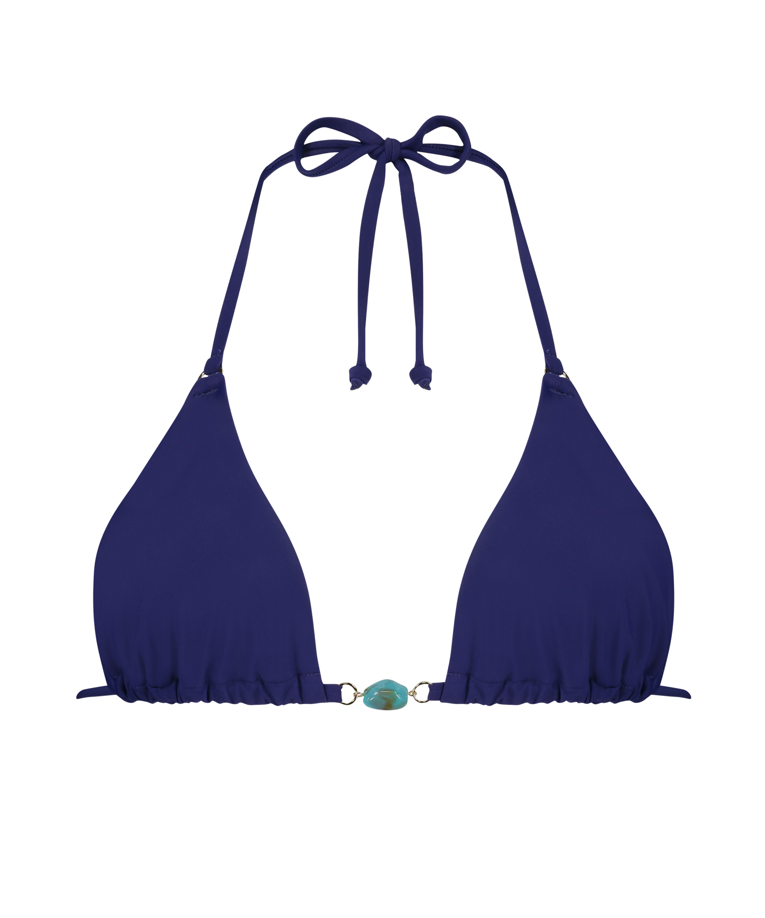 Triangel-Bikinioberteil Doha, Blau, main