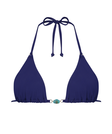 Triangel-Bikinioberteil Doha, Blau