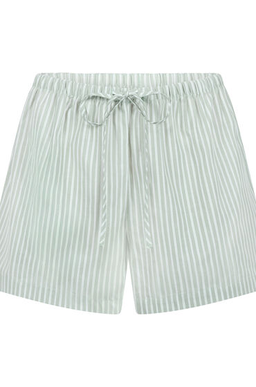 Thumbnail - Hunkemöller Gewebte Shorts mit Streifen Grün