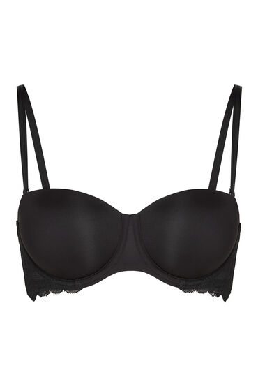 Thumbnail - Hunkemöller Vorgeformter Bügel-BH Angie, strapless Schwarz