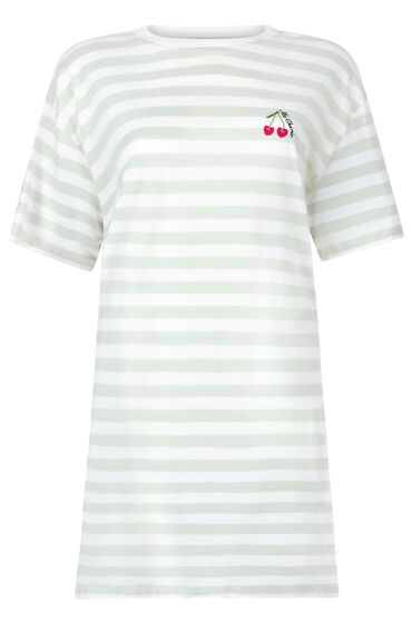 Thumbnail - Hunkemöller Nachthemd Rundhalsausschnitt Grün