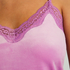 Cami Top Velours Lace, Rosa