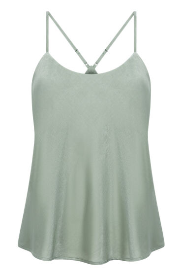 Thumbnail - Hunkemöller Cami Top Satin Ayla Grün