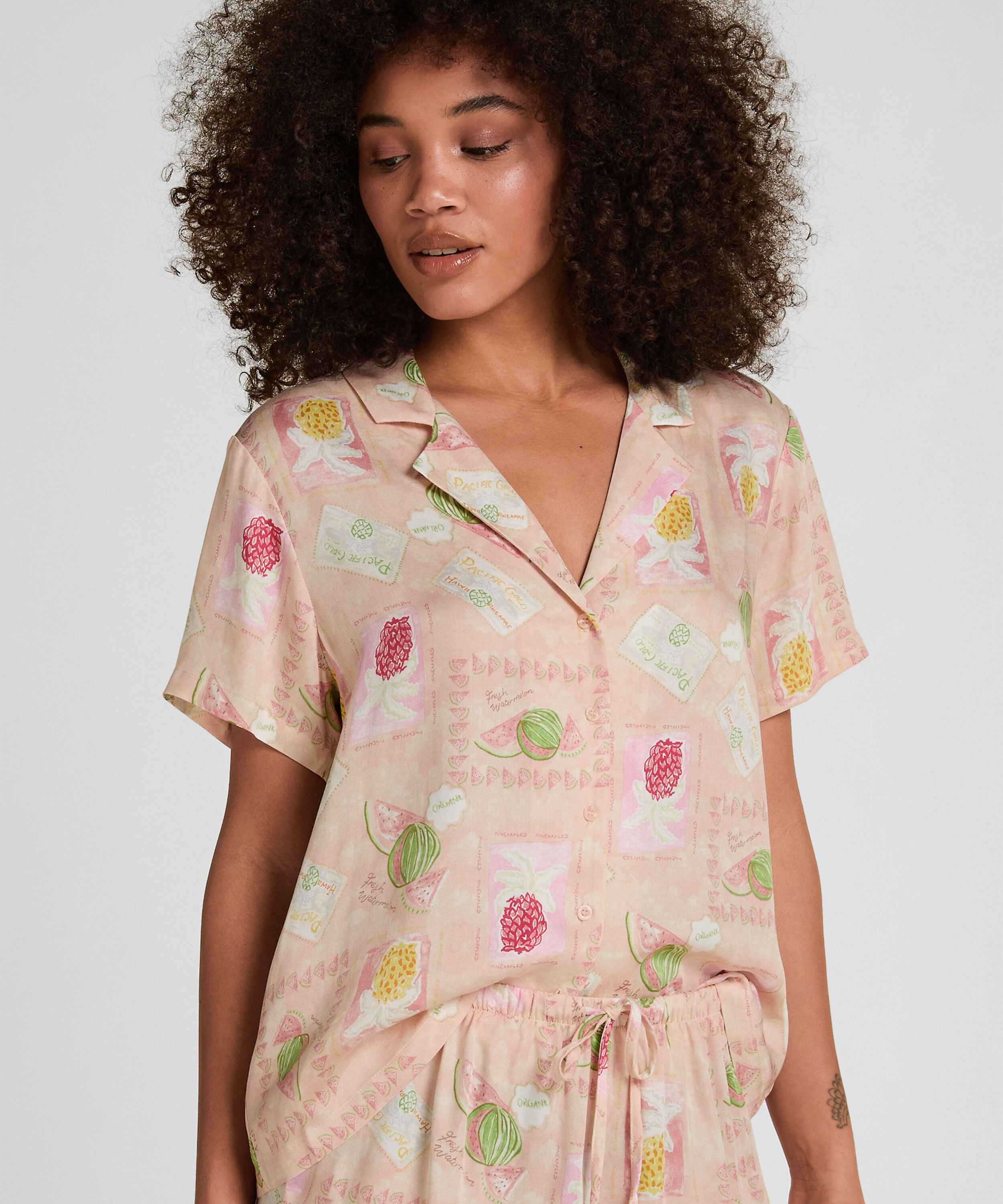 Satinjacke, Orange Satinjacke, Orange