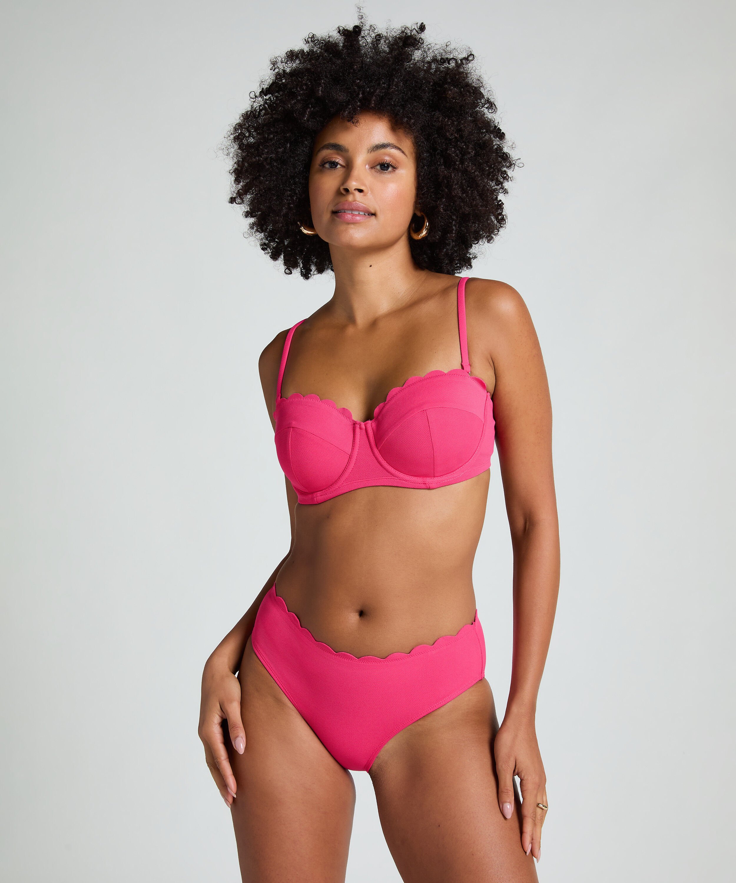 Scallop Rio-Bikini-Unterteil, Rosa Scallop Rio-Bikini-Unterteil, Rosa