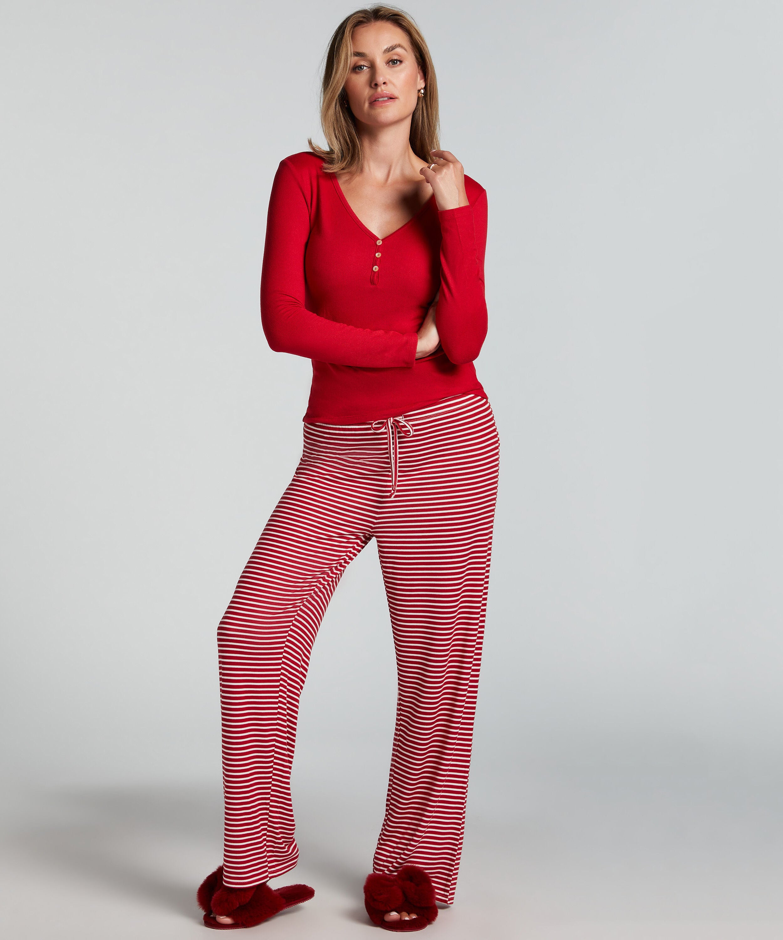 Pyjama-Set, Rot
